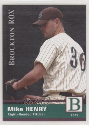 2005 Grandstand Brockton Rox Mike Henry n1u
