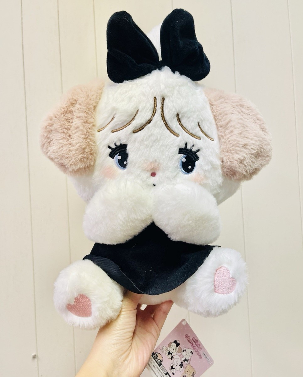 Sanrio Japan FuRyu Mikko Characters Black Ribbon Dog Souffle Big
