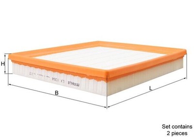 Knecht LX 1264/S air filter for Mercedes-Benz