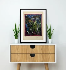 Pablo Picasso, Original Hand-signed Lithograph with COA & Appraisal of $3,500