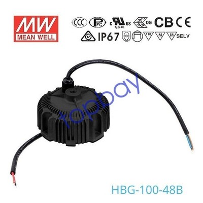 Mean Well HBG-100-48B Power Supply 100W 48V - Dimmable
