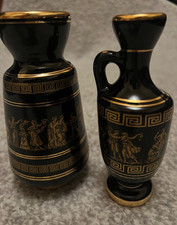 Greek Vase - Hand Painted - 24k Gold - Great Condition