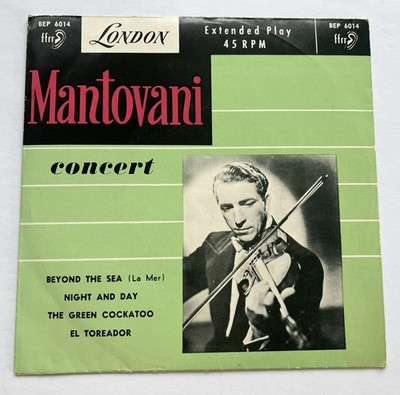 Mantovani Concert London Vinyl 7'' Single Beyond the sea und 3 weitere Titel