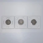 Lot of 3 Buffalo Nickels – 1919, 1935, 1936 – Vintage U.S. Coins