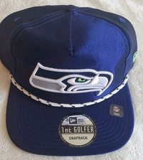 Seattle Seahawks New Era -THE GOLFFER- Team Rope Modern Nylon OG Snapback 🔥🔥