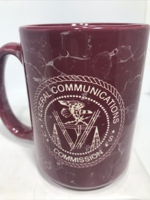 FEDERAL COMMUNICATIONS COMMISSION MUG. FCC COFFEE MUG. USA FCC MUG. B429