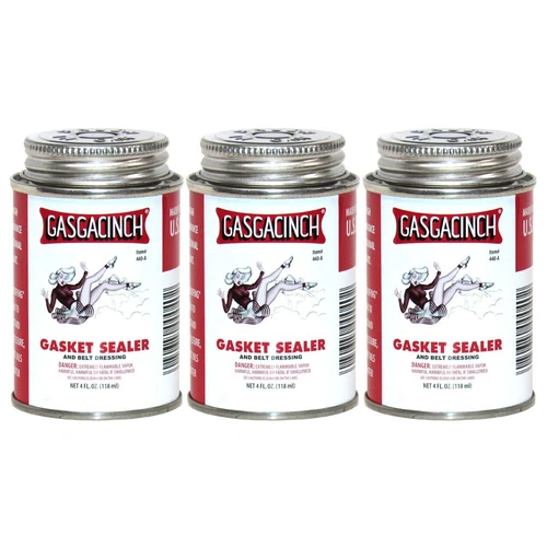 Gasgacinch Engine Sealant 440-A (3pk); Gasgacinch 4 oz Brush-on