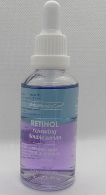 GlobalBeautyCare RETINOL renewing double serum Refines skin Tone & Texture 1.7oz
