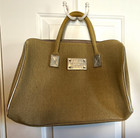 Michael Kors Beige Zip Closure Business Case Unisex Adult Travel Bag — photo 1
