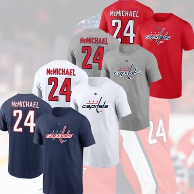 HOT HOT! Connor McMichael #24 Washington Capitals 2025 Name & Number Fan Gifts
