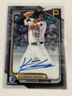 Konnor Griffin 2024 Bowman Chrome Draft #CPA-KG Auto 1st RC Pirates #1 Prospect