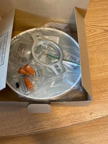 Maxim Wafer 7" Indoor / Outdoor LED Ceiling Light - 3000K - Satin Nickel - Picture 3 of 3