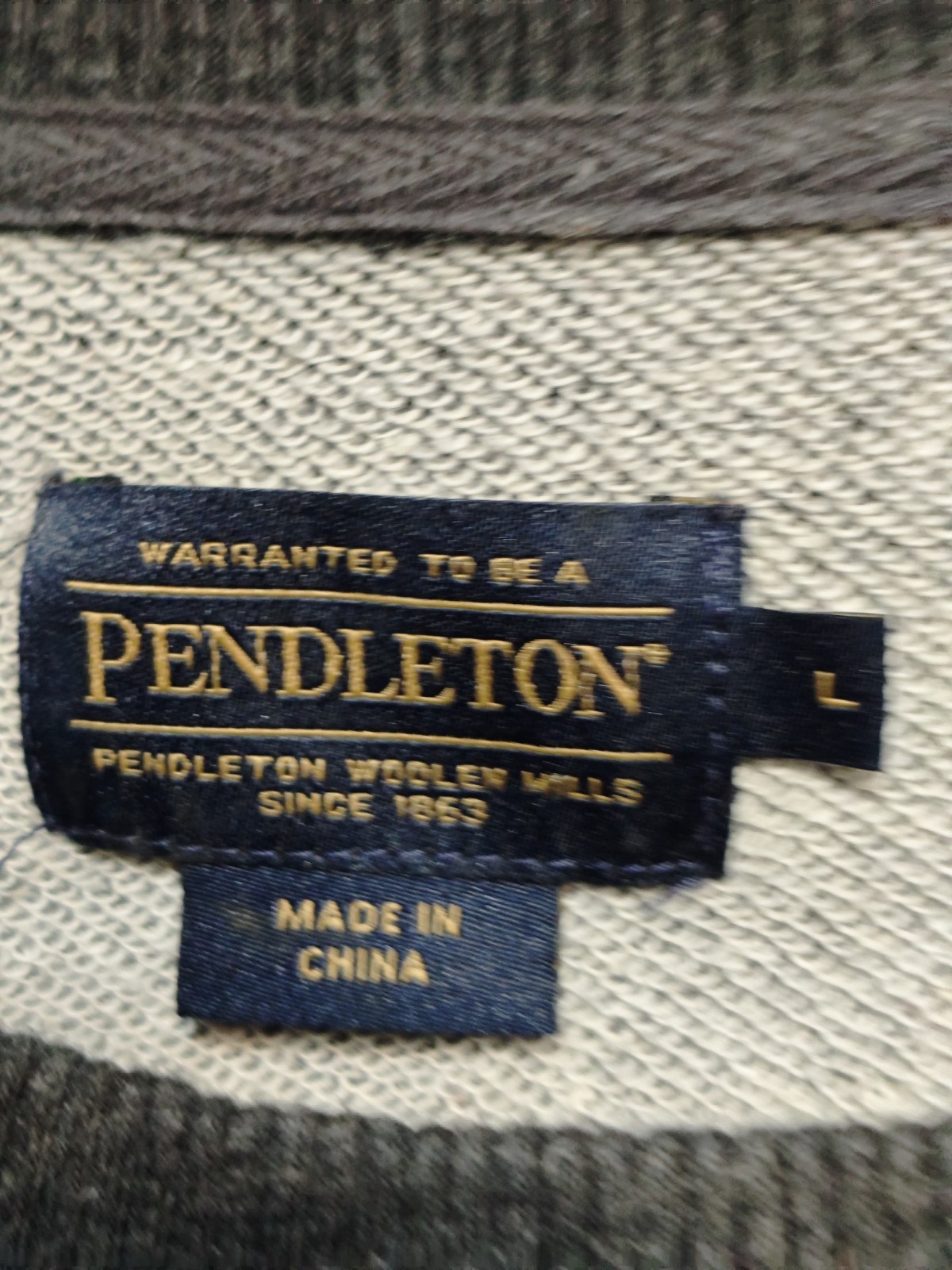 Pendleton Crew Neck Sweatshirt Aztec Oars Paddles… - image 4