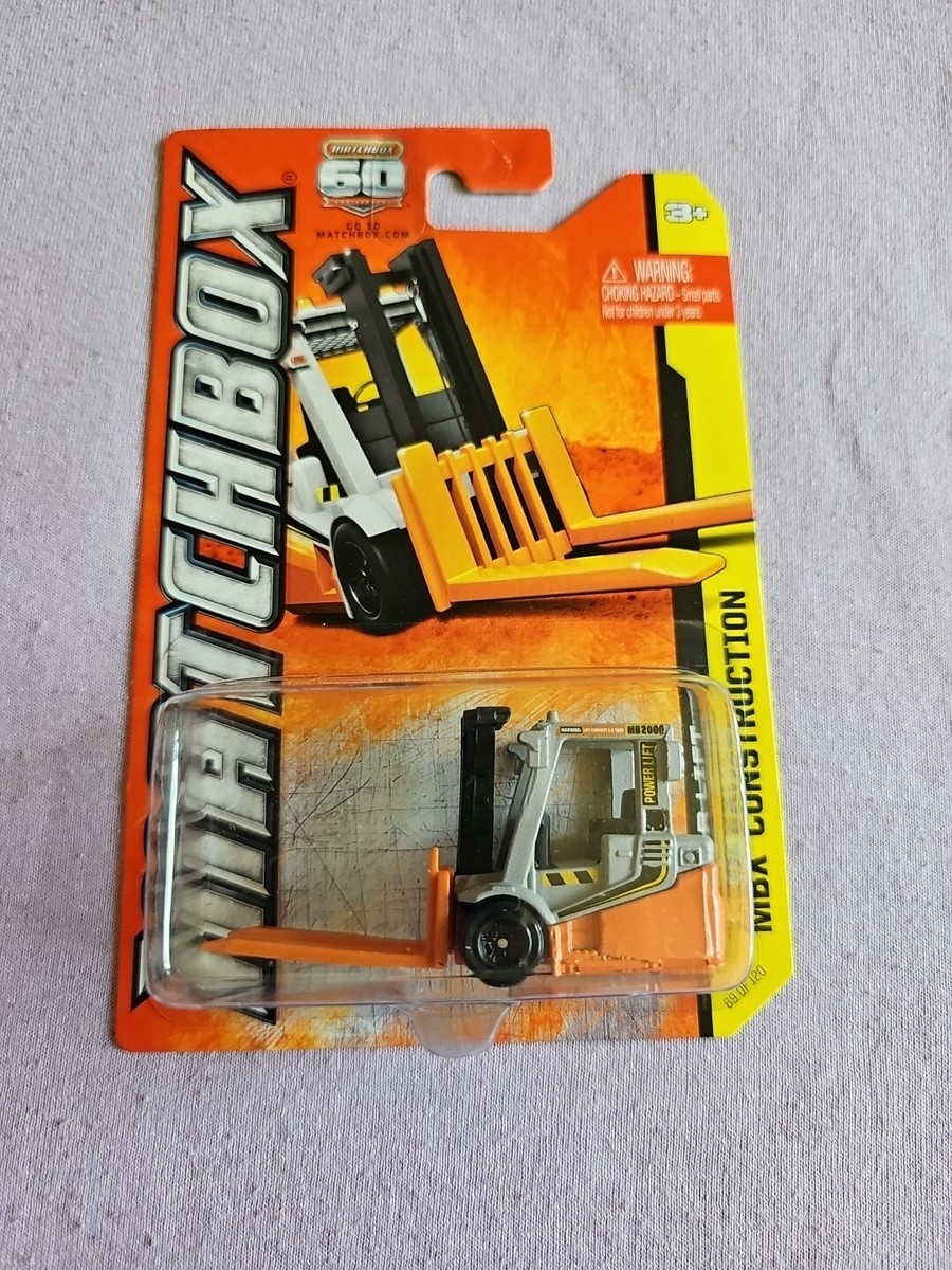 マッチボックス　パワーリフトとボックス　ビンテージ 2013 Matchbox POWER LIFT Gray & Orange 69/120 GREAT CARD