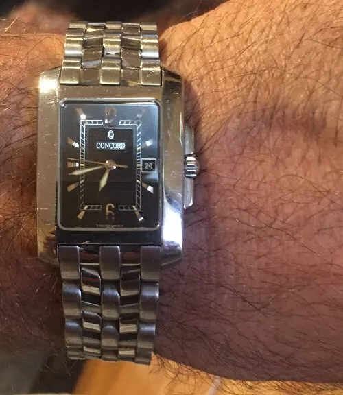 CONCORD SPORTIVO STAINLESS STEEL WATCH SERIAL # 14-36-622-0 | eBay