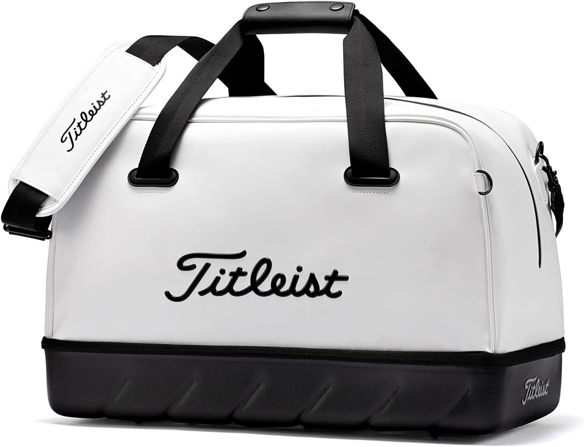 Titleist ボストンバッグ　白 TITLEIST Golf Men's Performance Sports Boston Bag White