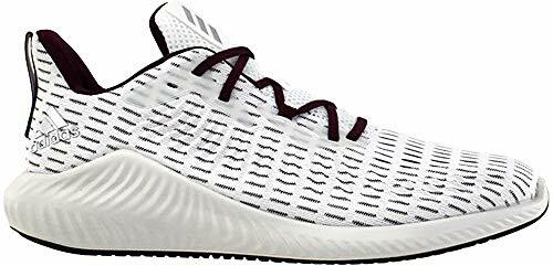 Мужская спортивная обувь для бега Adidas Alphabounce, Белый/серебристый металлик/Темно-бордовый