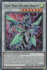 Yugioh! Clear Wing Synchro Dragon - LED8-EN001 - Super Rare - 1st Edition Near M