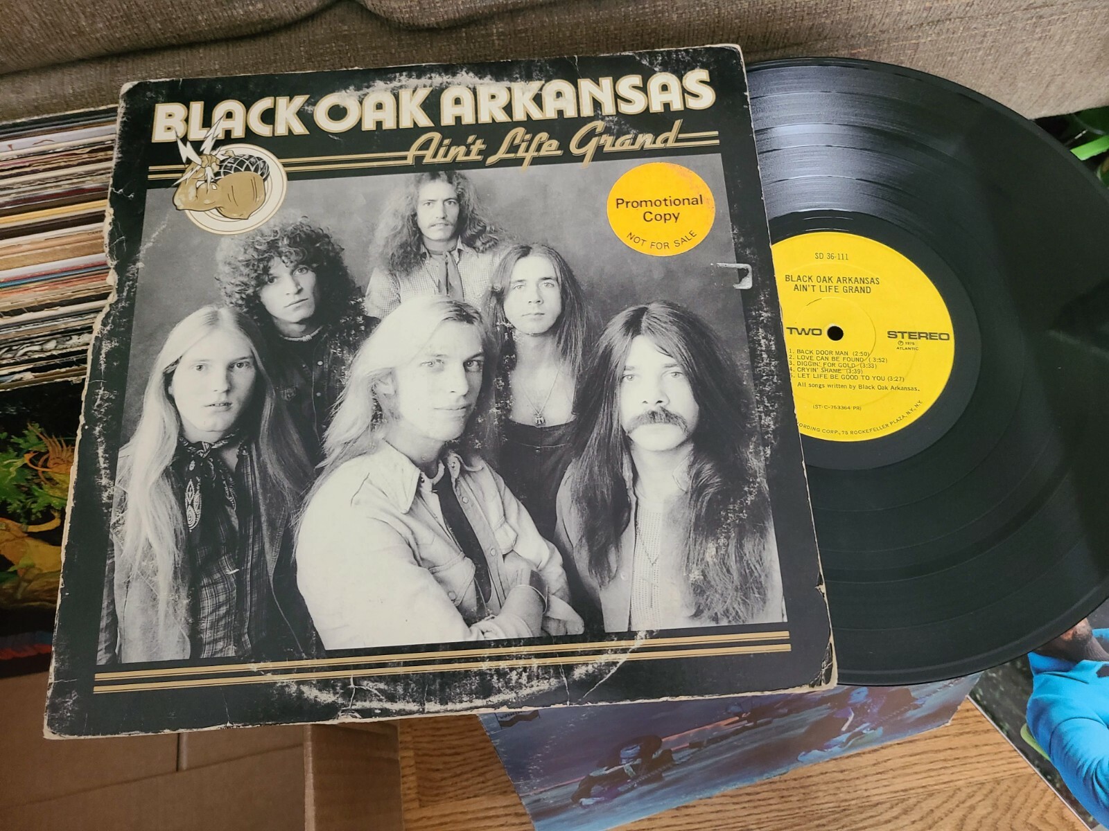 Black Oak Arkansas Aint Life Grand SD36111 PROMO LP VINYL RECORD ALBUM
