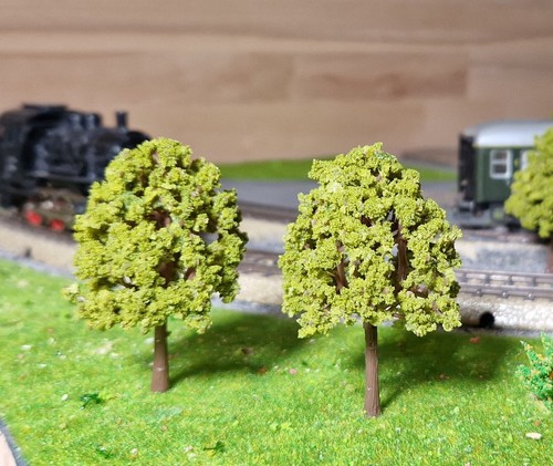 20 Dark Yellow Green Deciduous Trees, 75 mm Tall - Picture 9 of 18