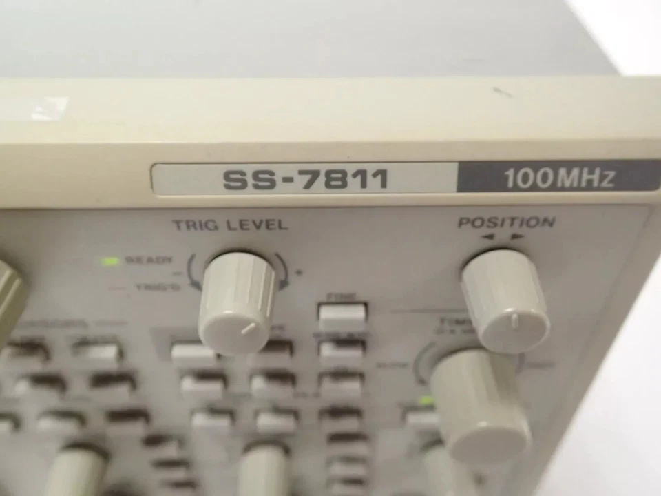 IWATSU SS-7811 OSCILLOSCOPE 100Mhz 100-120Vac 50/60Hz 1.5A - Image 2 of 4