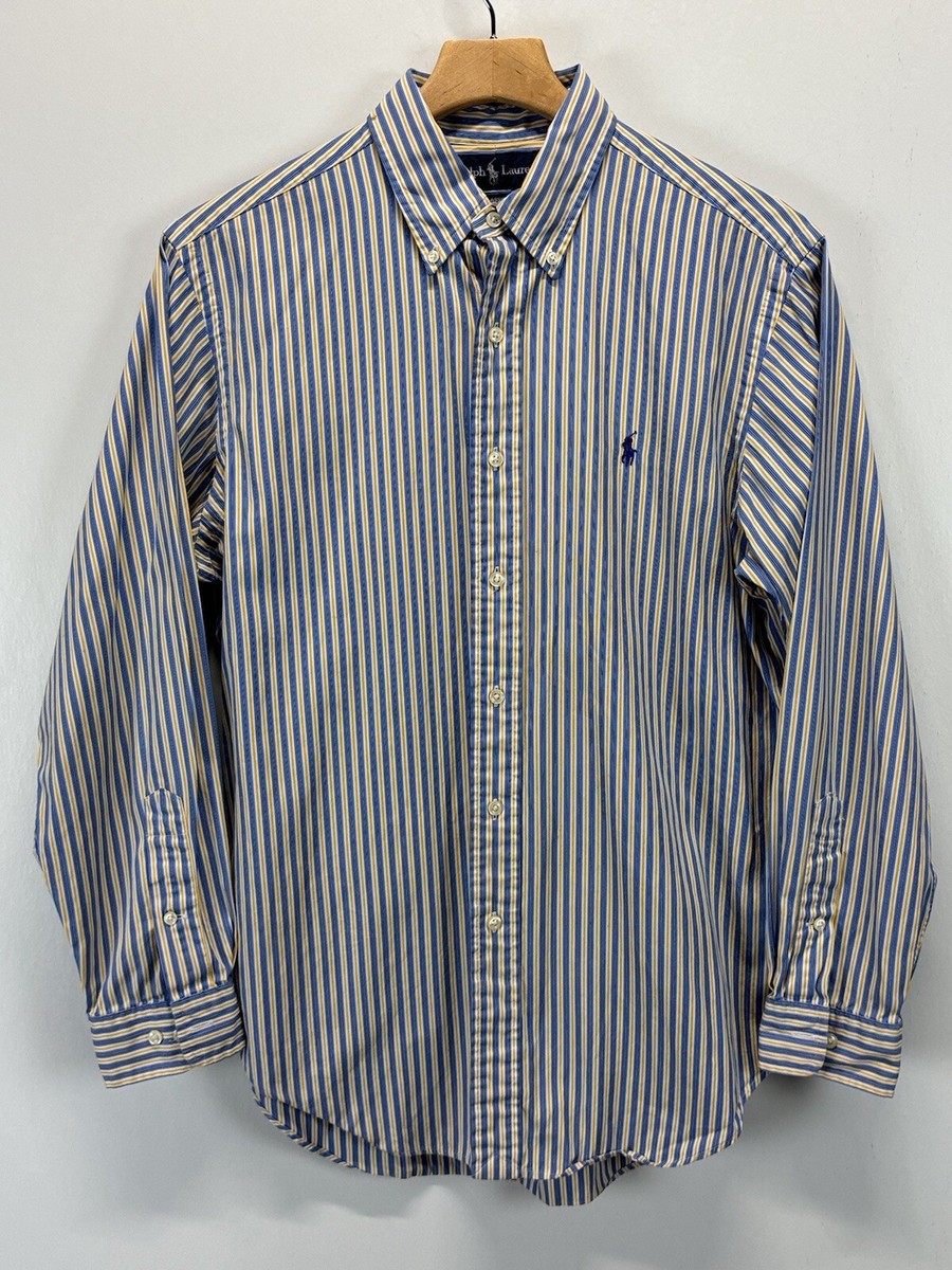 ★★POLO RALPH LAUREN★★ Custom fit oxford shirt multi MNPO Polo Ralph Lauren Mens Custom Fit Striped Oxford Multicolor