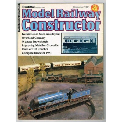 Model Railway Constructor Magazine December 1981 mbox3392/f  Kendal Lines 4mm sc