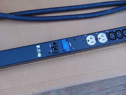 Eaton 24 Plug Rack Power Distribution Surge Protector Strip Monitored Network eP - Picture 8 of 10