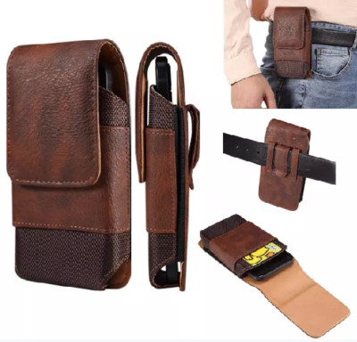 For Samsung Galaxy A15/A55/A35 Men Belt Pack Bag Loop Waist Holster Phone Case
