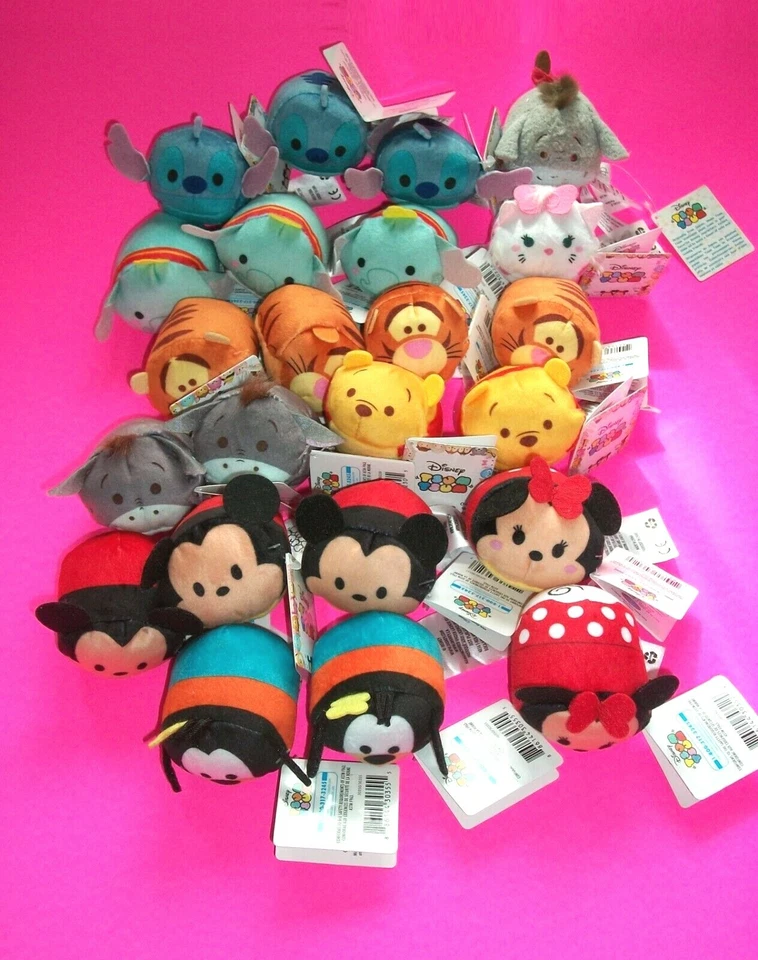 Disney Tsum Tsum Mini Plush 3'' Choice of Pooh Tig Pig Eeyore Dumbo & More NWT - Image 2 of 4