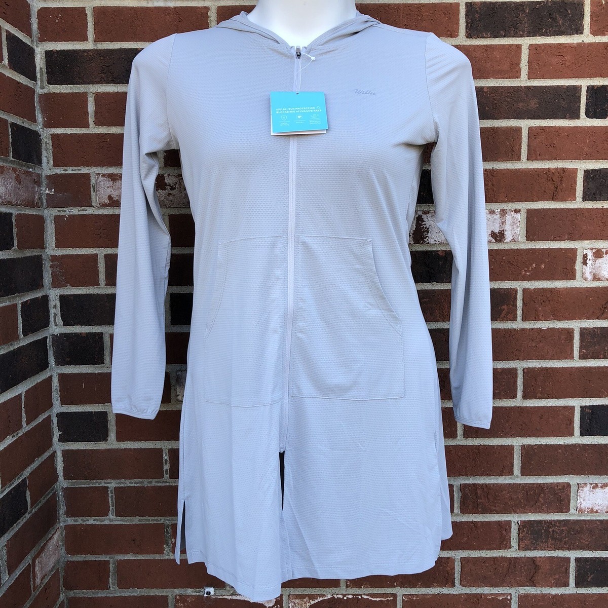 Willit Women S Long Sleeve Swim Cover Up UPF 50+ SPF Dress Hooded