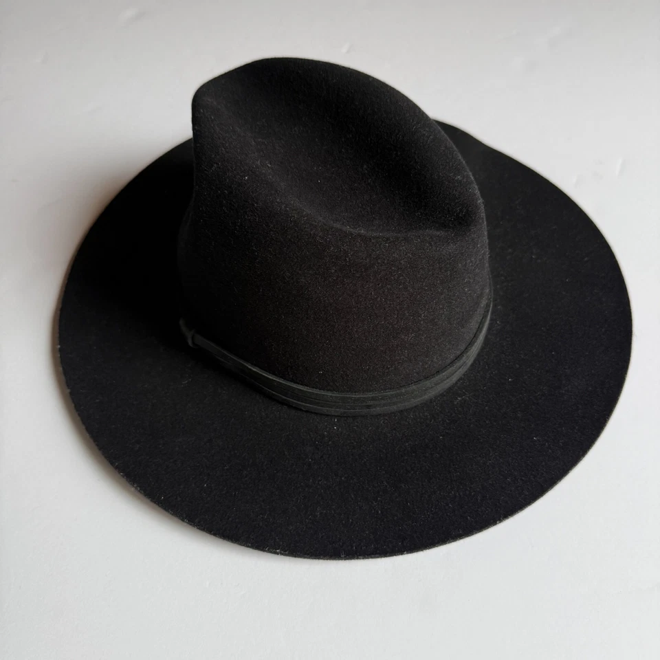 Sombrero Fedora Goorin Bros. Lana Negro - Talla Grande - Hecho en EE. UU. Foto 2 de 4
