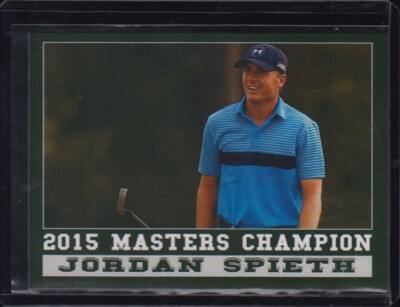 JORDAN SPIETH 2015 MASTERS Champion 1 card PGA Tour Golf Cards Rookie RC