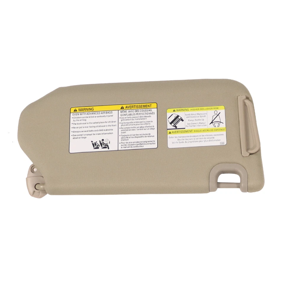 1Pair LH+RH Sun Visor For 2014-17 Infiniti QX60/2013-18 Nissan PathfinderW/Lamp Foto 4 de 4