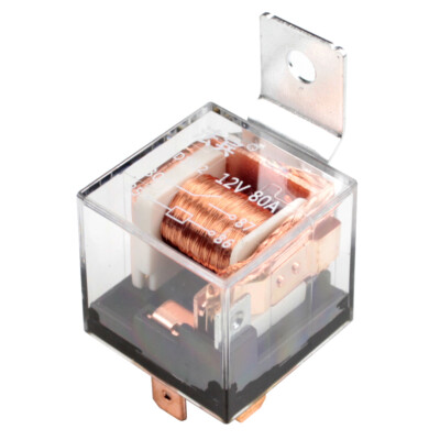 FARBIN Car Horn Relay 12v 80a 4pin Spst Normally Open Air horn wiring accessorie