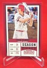 John Elway Season Ticket 2017 Panini Baseball Card #10 NM 