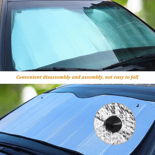 Foldable Car Windshield Front Window Sun Shade Cover Visor UV Block Protector - Picture 8 of 10