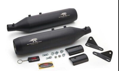 ''RED ROOSTER ASTRAL EXHAUST, MATTE'' FIT FOR ROYAL ENFIELD SUPER METEOR 650