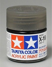Tamiya #81019 Acrylic X19 Smoke 3/4 oz Free Shipping