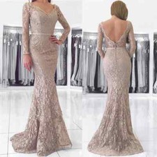 Modern Mother of The Bride Dresses Long Sleeves Special Occasion evening Gowns