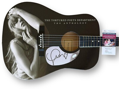 Taylor Swift Signed Guitar Custom JSA COA The Tortured Poet's