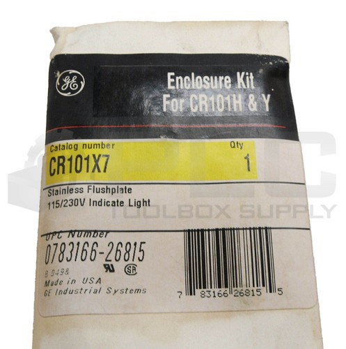 NEW GENERAL ELECTRIC CR101X7 STAINLESS FLUSHPLATE 115-230V *READ* - Picture 5 of 5