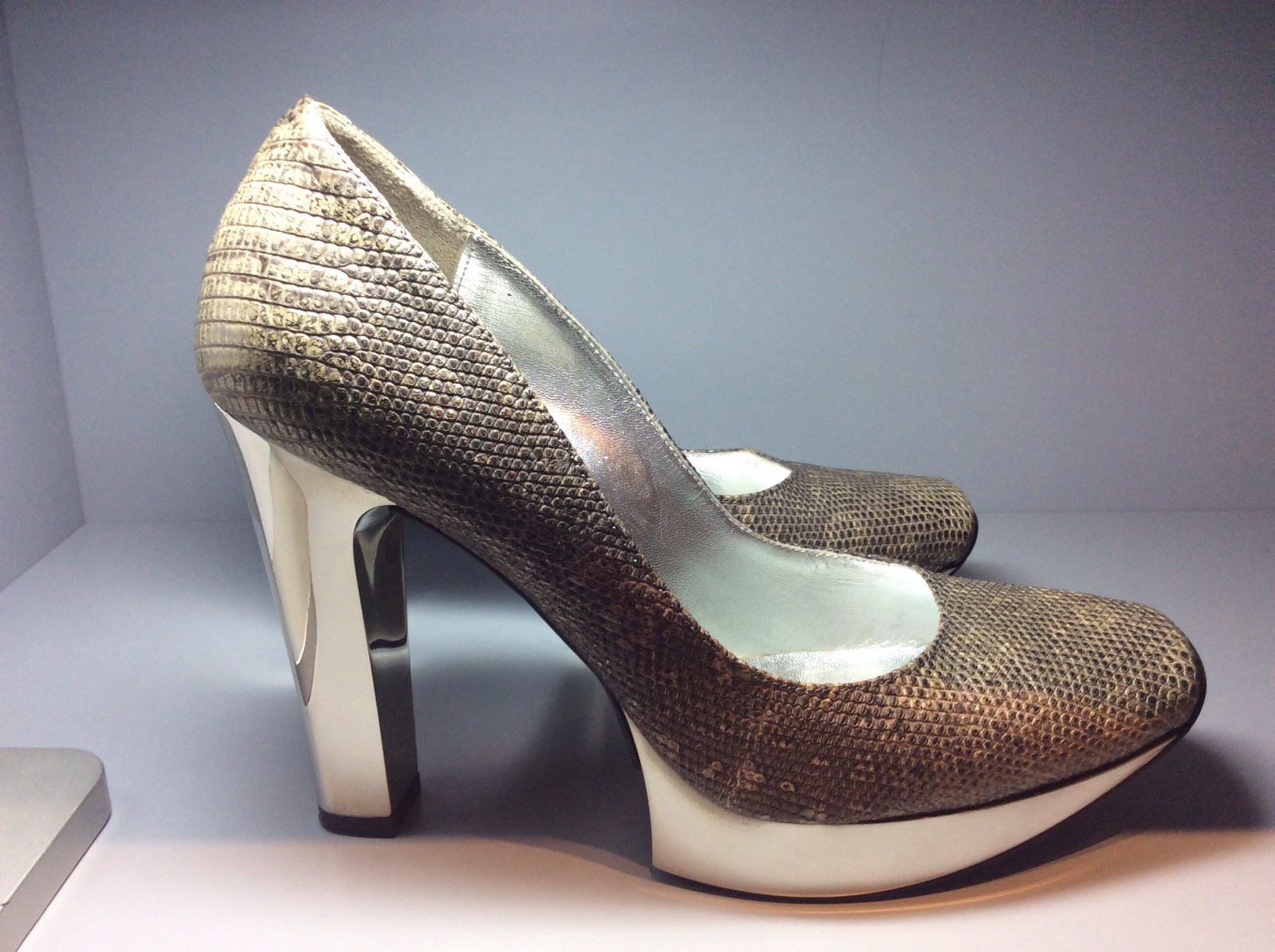 Women's snake skin Patrick Cox heels size 39 | eBay