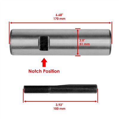 Fits Case King Pin Kit Backhoe 580LXT 580K 580SK 580L 580M 2WD