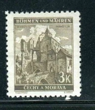 BOHEMIA & MORAVA GERMANY STAMP WWII OCCUPATION MINT HINGED LOT 17846