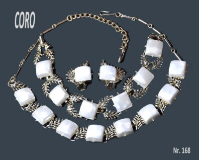 Chor Parure 50-60er Jahre, Collier, Armband, Ohrringe