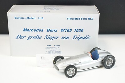 Boxed 1/18 CMC Exclusive Modelle M-018 Mercedes Benz W165 1939 Der Grobe Sieger