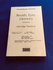 BREATH, EYES, MEMORY - UNCORRECTED PROOF SIGNED BY EDWIDGE DANTICAT