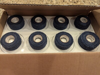 Milliken PowerFlex 48 Pack Cohesive Bandages 1'' x 6 yd Navy Blue 3710NV