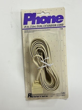Recoton New 25 ft Landline Dual Extension Cord